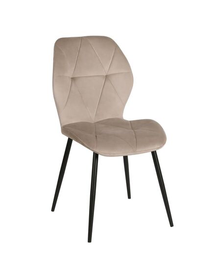 Krēsls KEN Taupe Velvet Chair