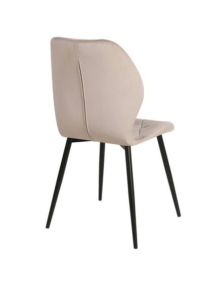 Krēsls KEN Taupe Velvet Chair, 4 image