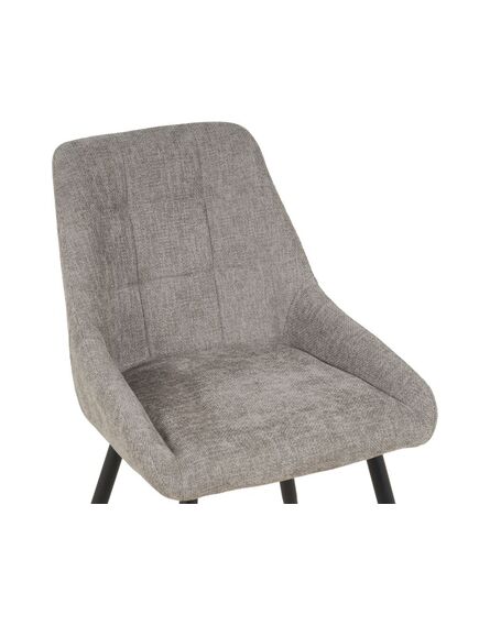 Krēsls KENT Grey / Black Chair, 5 image