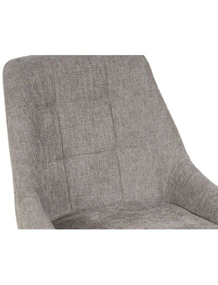 Krēsls KENT Grey / Black Chair, 6 image