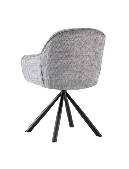 Krēsls ORION Grey Chenille Chair