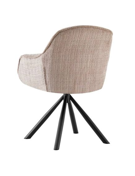 Krēsls ORION Light Brown Chenille Chair, 2 image