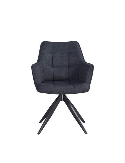 Krēsls REX Graphite Burlap Chair, 3 image