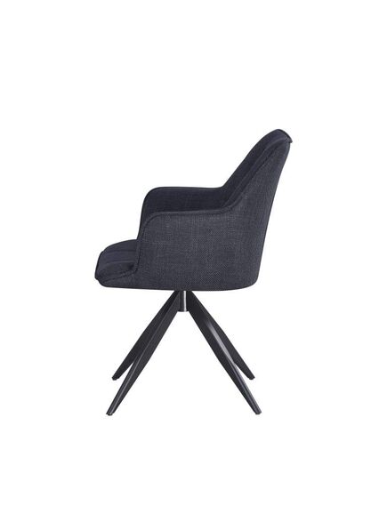 Krēsls REX Graphite Burlap Chair, 4 image