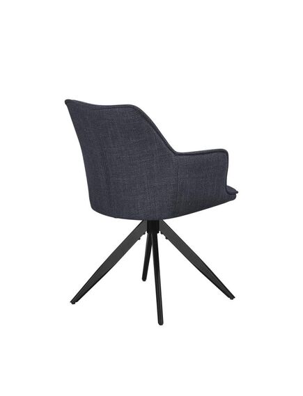 Krēsls REX Graphite Burlap Chair, 5 image