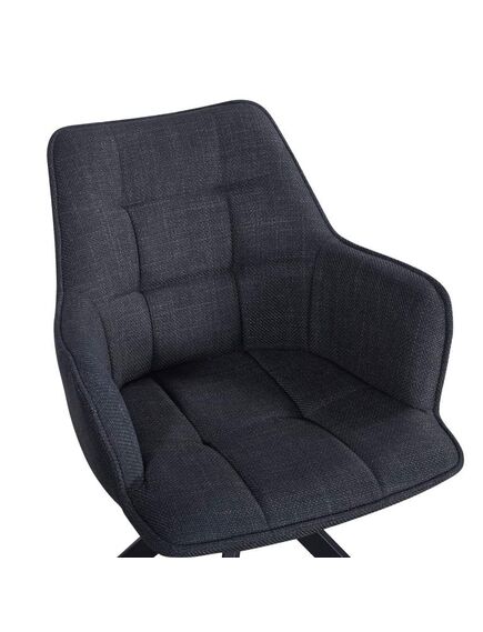 Krēsls REX Graphite Burlap Chair