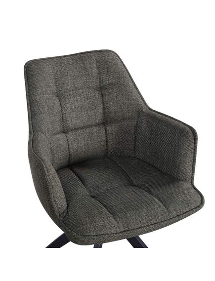 Krēsls REX Green Burlap Chair, 4 image