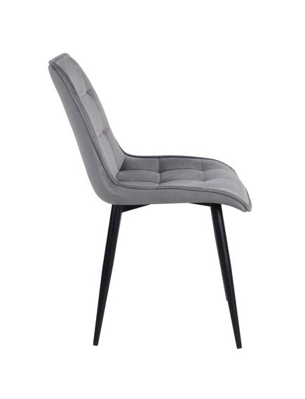 Krēsls RON Light Grey Velvet Chair, 2 image