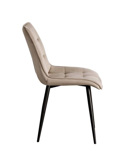 Krēsls RON Taupe Velvet Chair, 3 image