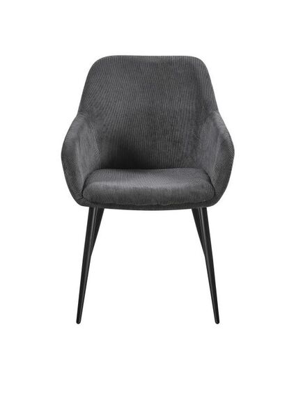 Krēsls SAM Grey Corduroy Chair, 5 image