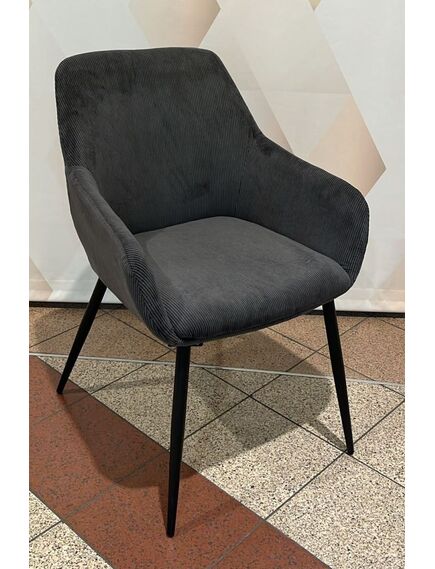 Krēsls SAM Grey Corduroy Chair