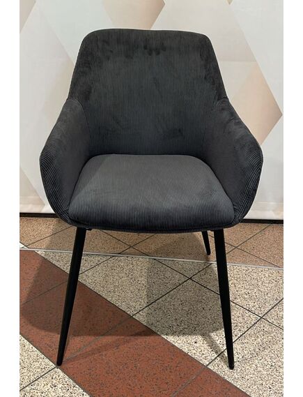 Krēsls SAM Grey Corduroy Chair, 3 image