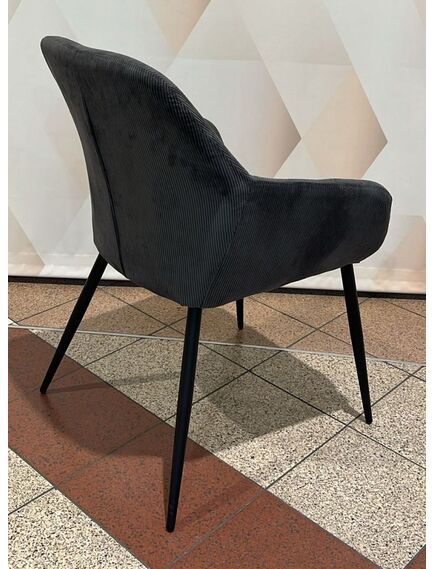 Krēsls SAM Grey Corduroy Chair, 8 image