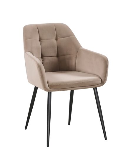 Krēsls UGO Taupe Velvet Chair