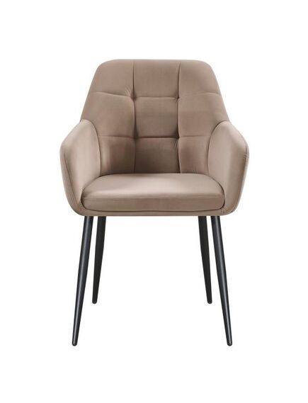 Krēsls UGO Taupe Velvet Chair, 2 image