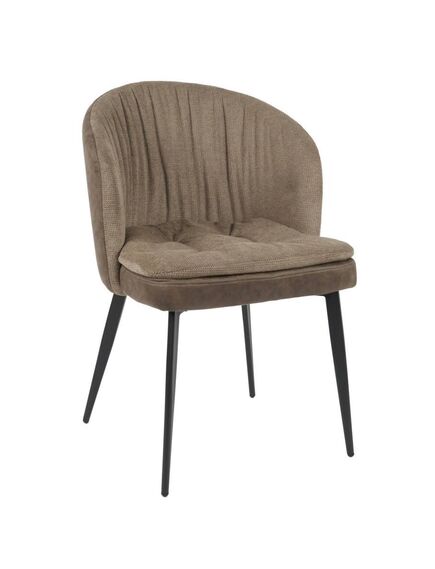 Krēsls YUG Dark Brown Burlap Chair, 2 image