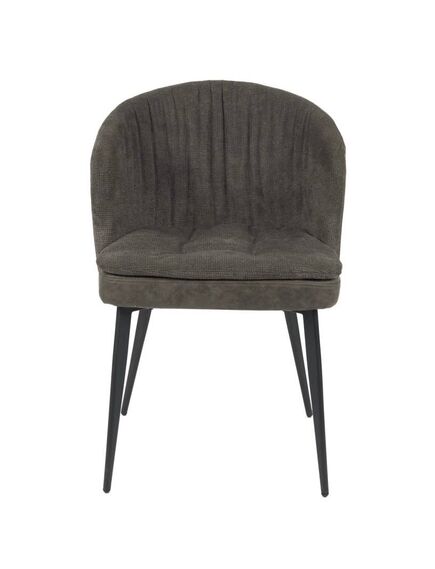 Krēsls YUG Dark Grey Burlap Chair, 2 image