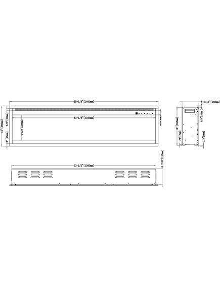 Электрокамин AFLAMO Royal PRO 140 настенный / встраиваемый, изображение 22
