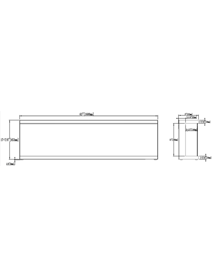 Elektriskais kamins AFLAMO Unique 160 NH Sienas / Iebūvējamais, 12 image