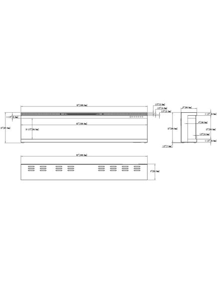 Elektriskais kamins AFLAMO Unique PRO 160 Sienas / Iebūvējamais, 9 image