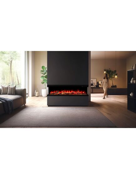 Elektriskais kamins AFLAMO Unique PRO 120 Sienas / Iebūvējamais, 3 image