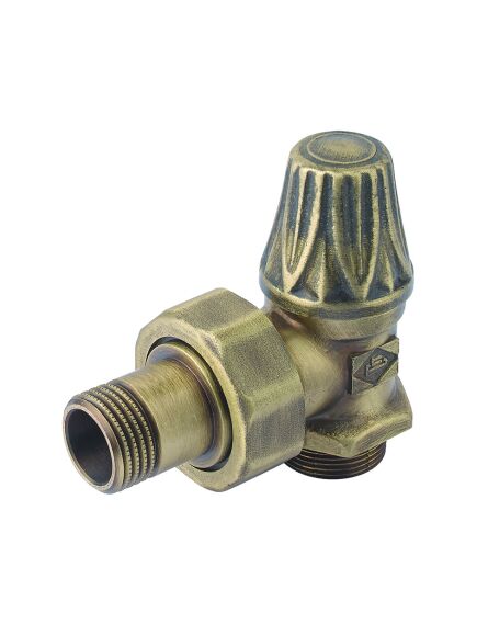 Carlo Poletti Rad. noslēgvārsts Artistic 1/2` x 24-19, 90°, bronza