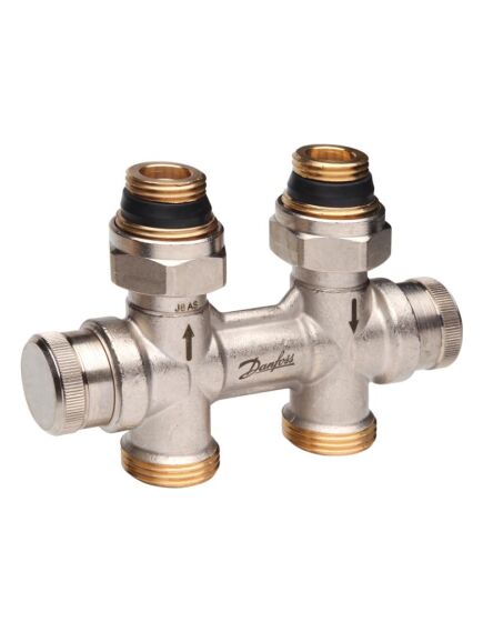 Danfoss RLV-KDV 15 dubultbloks taisnais G 1/2 x G 3/4 A