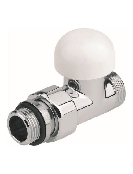 Carlo Poletti Rad. termoventilis Compact 1/2` x 24-19, taisns, hromēts