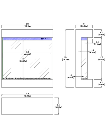 Elektriskais kamins AFLAMO Dame White / Black Sienas, 12 image