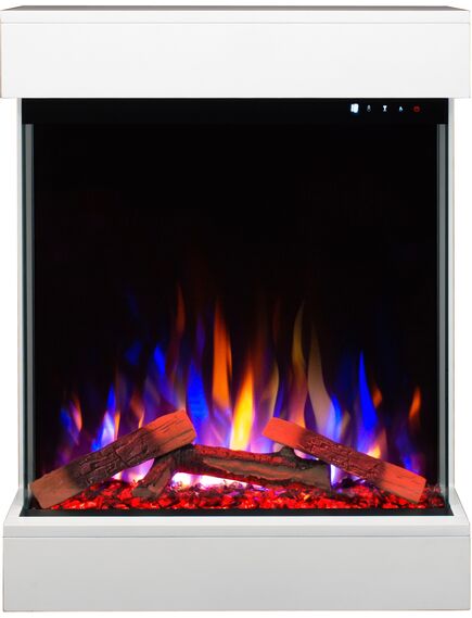 Elektriskais kamins AFLAMO Dame White / Black Sienas, 2 image