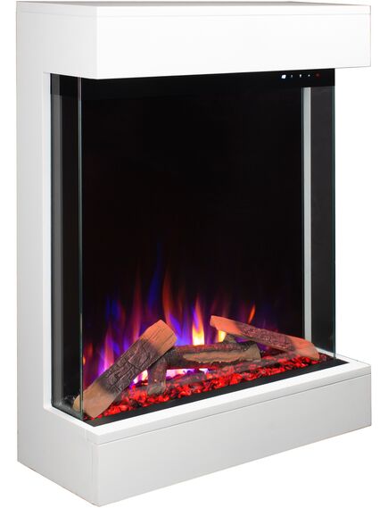 Elektriskais kamins AFLAMO Dame White / Black Sienas, 11 image