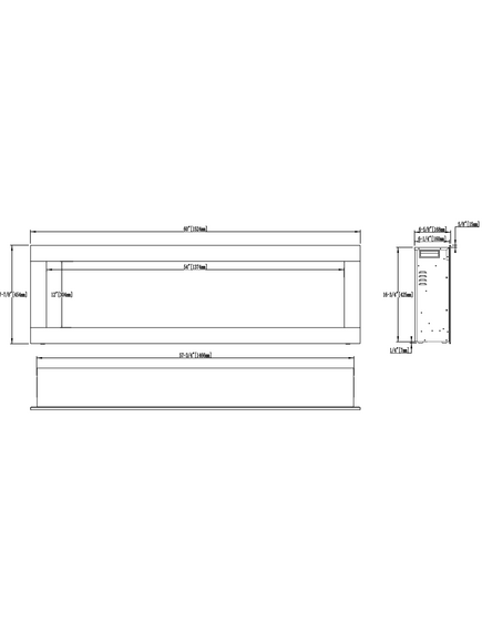 Elektriskais kamins AFLAMO Diamond 153 Iebūvējamais, 15 image