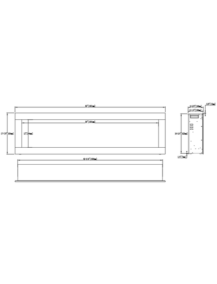 Elektriskais kamins AFLAMO Diamond 165 Iebūvējamais, 15 image