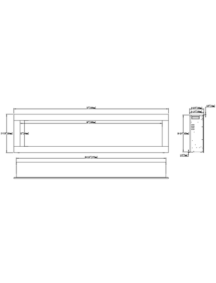 Elektriskais kamins AFLAMO Diamond 183 Iebūvējamais, 15 image