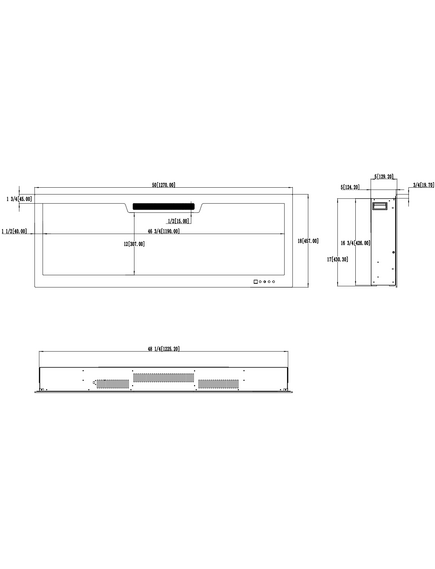 Elektriskais kamins AFLAMO Elite 128 Sienas / Iebūvējamais, 14 image