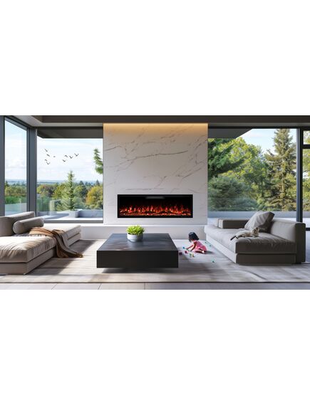 Elektriskais kamins AFLAMO Elite 107 Sienas / Iebūvējamais, 4 image