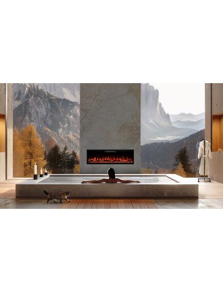 Elektriskais kamins AFLAMO Elite 153 Sienas / Iebūvējamais, 5 image