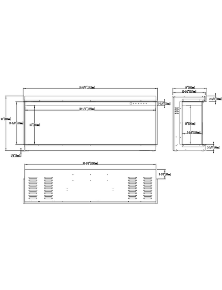 Elektriskais kamins AFLAMO Gold 132 Iebūvējamais, 13 image