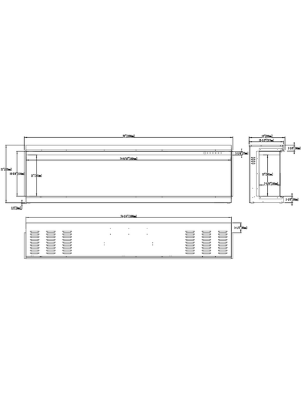 Elektriskais kamins AFLAMO Gold 193 Iebūvējamais, 13 image