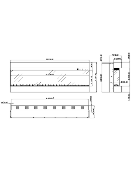 Elektriskais kamins AFLAMO Imperial 50 Sienas / Iebūvējamais, 7 image