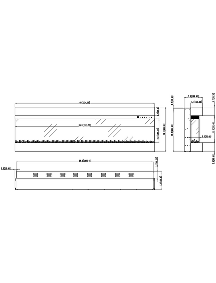 Elektriskais kamins AFLAMO Imperial 60 Sienas / Iebūvējamais, 7 image