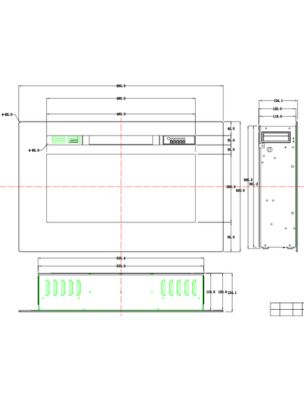 Elektriskais kamins AFLAMO LED 70 PRO Iebūvējamais, 9 image