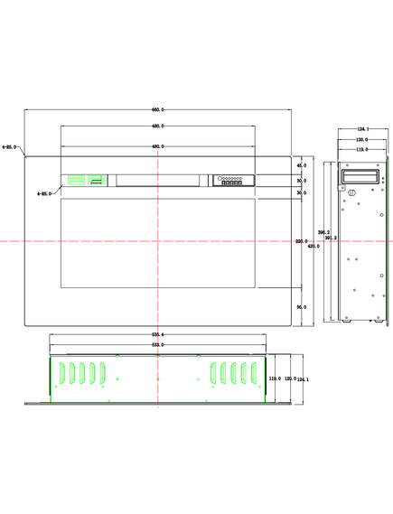 Elektriskais kamins AFLAMO Majestic 26 Sienas / Iebūvējamais, 7 image