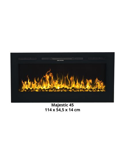 Elektriskais kamins AFLAMO Majestic 36 Sienas / Iebūvējamais, 3 image