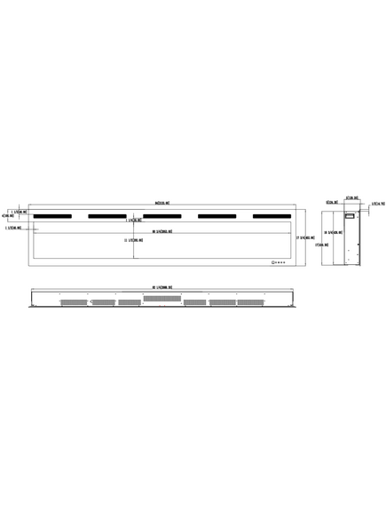Elektriskais kamins AFLAMO Majestic PRO 213 Sienas / Iebūvējamais, 12 image