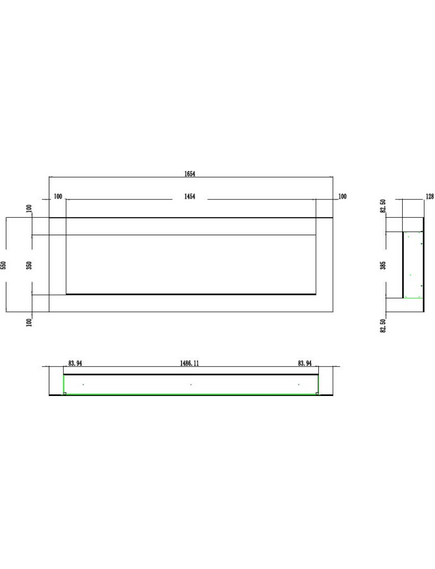 Elektriskais kamins AFLAMO Pride B166 Sienas / Iebūvējamais, 17 image
