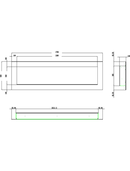 Elektriskais kamins AFLAMO Pride B178 Sienas / Iebūvējamais, 17 image