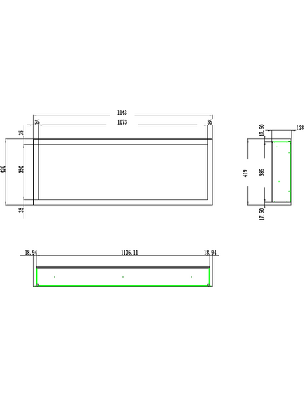 Elektriskais kamins AFLAMO Pride S115 Sienas / Iebūvējamais, 14 image