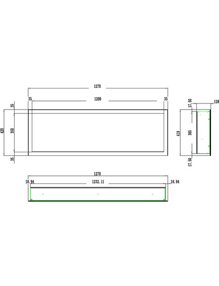 Elektriskais kamins AFLAMO Pride S127 Sienas / Iebūvējamais, 14 image