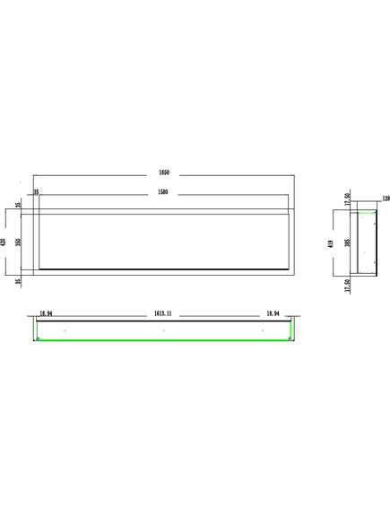 Elektriskais kamins AFLAMO Pride S165 Sienas / Iebūvējamais, 14 image